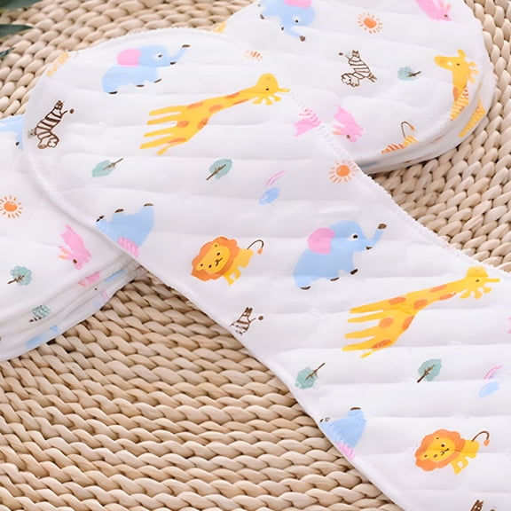 AUQ 2026 New 10 Pack Cotton Baby Burp Cloths Extra Absorbent Soft Muslin Washcloths Burp Rags for Baby Boys Girls,Newborn Gifts