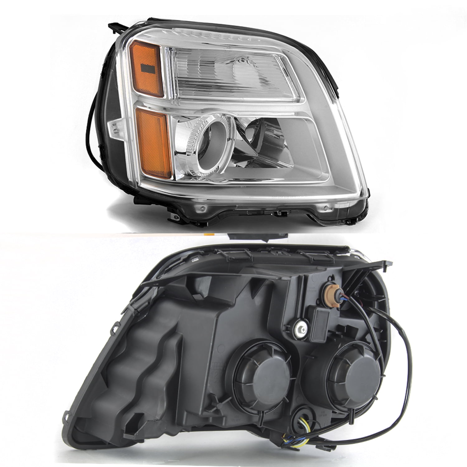 AKKON - Fits 2010-2015 GMC Terrain SUV [Halogen Type] Original Manufacturer Style Headlights Assembly Full Set