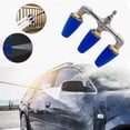 thumbnail image 4 of Dusknt Under $5 Rotating Nozzle Three Nozzle High Pressure Cleaning Machine Blue Copper, Clearance Sales Today! Deals Prime!, 4 of 8