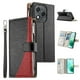 thumbnail image 1 of Funda cartera GANGXUN para Honor 400 Lite 5G , cuero PU con tarjetero, cremallera, correa de mano, soporte y protección 1333°, 1 of 6