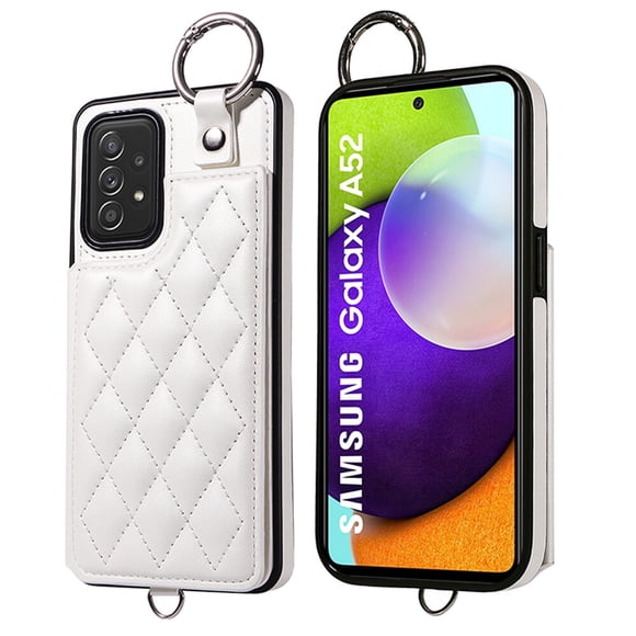 Samsung Galaxy A52 5G/A52S 5G Case ,Card Slots Leather Wrist Strap Phone Cover for Samsung Galaxy A52 5G/A52S 5G