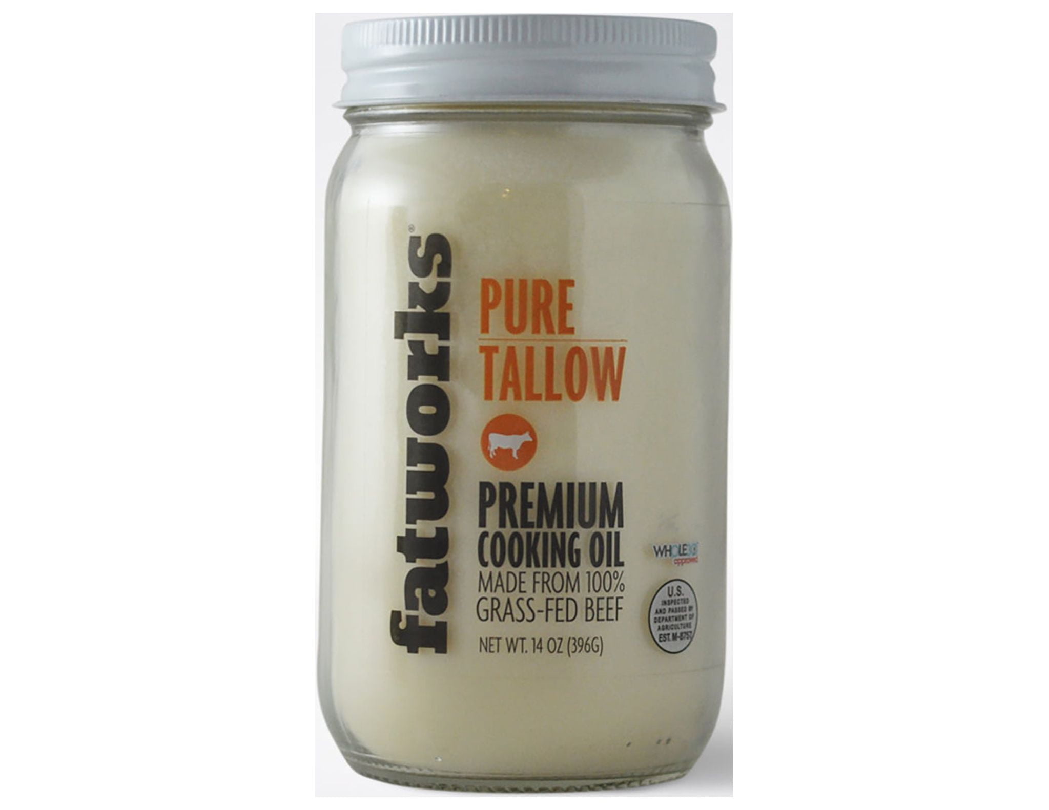 (3 pack) Fatworks Beef Tallow, Cooking Oil, 14 oz