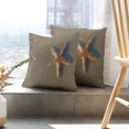 thumbnail image 6 of LALILO Throw Pillow Covers Starfish Beach With Sunlight Starfish Cushion Cover 18" x 18", 2 Pack, 6 of 6
