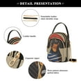 thumbnail image 4 of FORMRS Crossbody Bag for Women Quilted Travel Shoulder Cell Phone Purse with Chain Strap Handbag, Dog Artist, 4 of 7