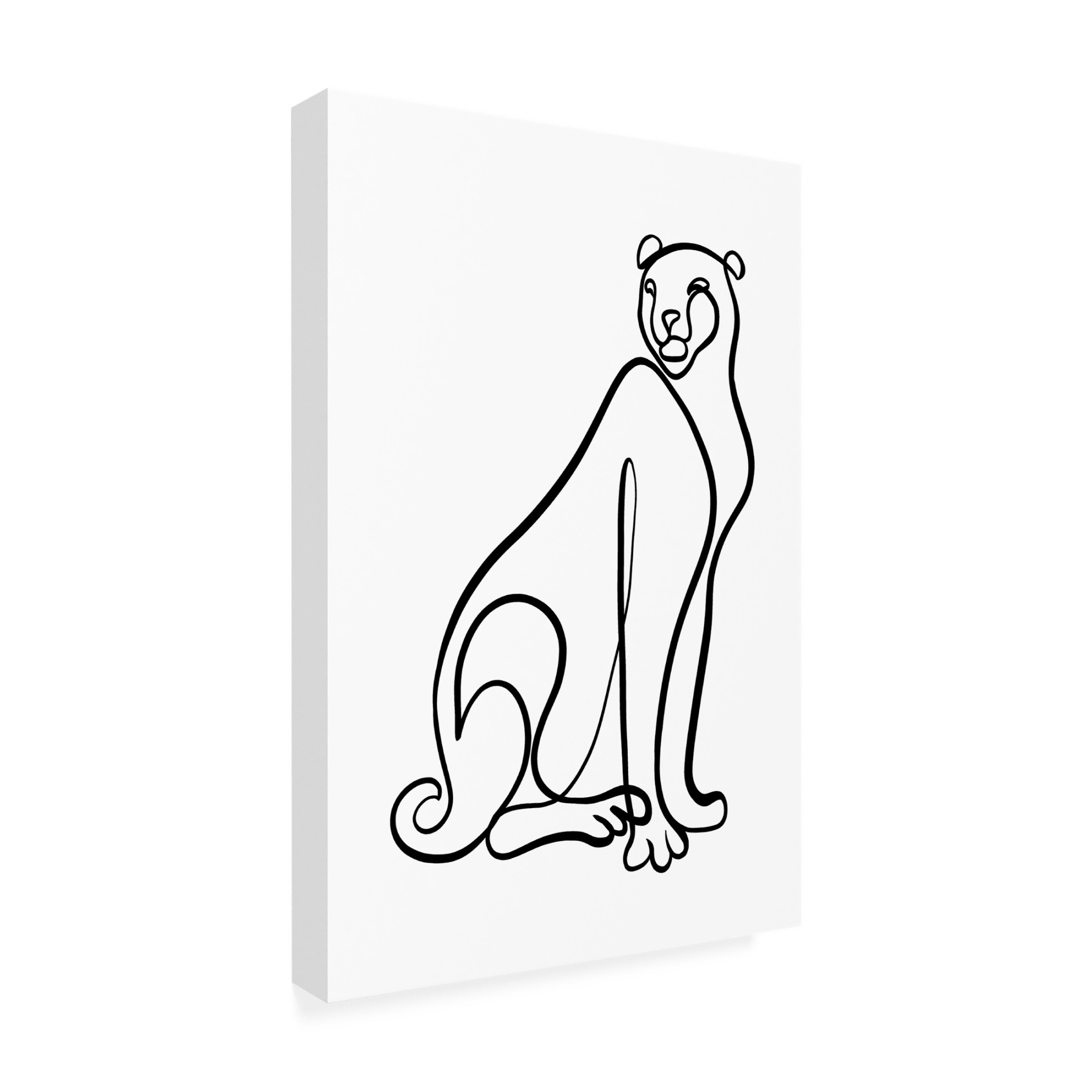 Trademark Fine Art Hanna Lee Tidd The Cheetah Canvas Wall Art