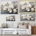 thumbnail image 4 of Designart "Serenading Beige Magnolias Whispers I" Magnolias Canvas Wall Art, 4 of 7