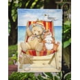 thumbnail image 3 of Carolines Treasures CDCO0336GF Summer Teddy Bear & Cat on Beach Flag Size, 3 of 3