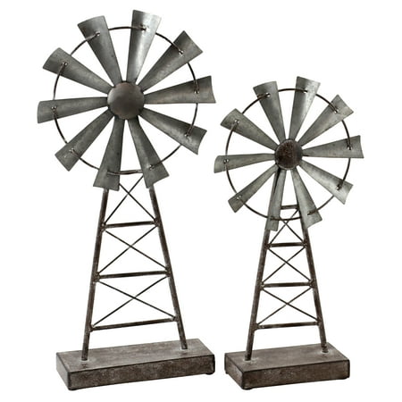 Farmhouse Windmill Table Top Decor (Set of 2)