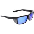 thumbnail image 2 of Pair MCR SAFETY Swagger SR218BZ Black Safety Glasses Blue Diamond Mirror Polariz, 2 of 6