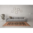 thumbnail image 3 of Ahgly Company Indoor Rectangle Oriental Brown Industrial Area Rugs, 5' x 8', 3 of 4