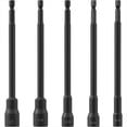 thumbnail image 1 of Juego de Destornilladores Magnéticos para Taladro de , Portapuntas SAE de 6 Pulgadas de con Vástago Hexagonal de 1/4 Pulgada (5 Piezas SAE), 1 of 6