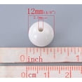 thumbnail image 2 of 300 Round White Acrylic Beads 12mm Diameter with 2mm Hole, 2 of 3