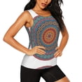 thumbnail image 2 of Fotbe Mandala Womens Loose Fit Casual Flowy Slim-Fit Tank Tops Athletic Round Neck Trendy Sleeveless Summer Tops for Gym and Yoga-XX-Large, 2 of 7