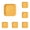 Yellow, variant on witspace Plastic Plates Reusable Unbreakable Deep Dessert Dinner Plates Without BPA and Dishwasher and Microwave Safe Square Dinnerware Plates for Home Kitchen Supplies (5.71x5.71x0.91in) 