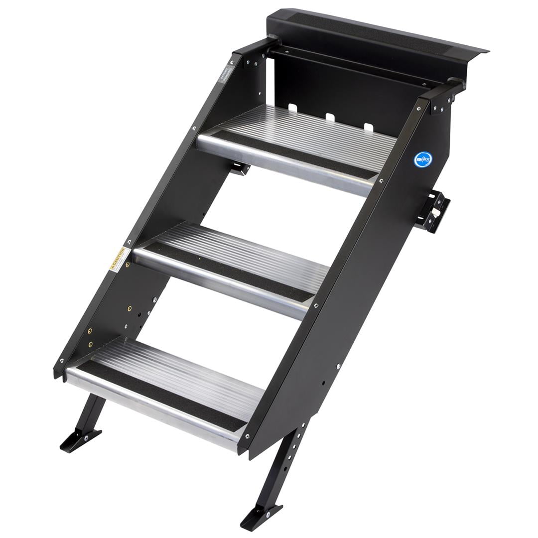 MOR ryde Entry Step STP-205 Gen 2; 3 Step; Strut Assist Fold Up