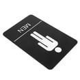 thumbnail image 6 of OUNONA Handmade Small Bathroom Sign, Cute and Funny Self-Adhesive Acrylic Restroom Sign for Men, and Easy to Install, 6 of 8