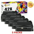 thumbnail image 6 of Toner Bank Compatible Toner Replacement for 42X Q5942X LaserJet 4250TN 4250N 4250DTN 4350N 4350TN 4350DTN Printer Ink (Black, 5-Pack), 6 of 7