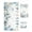 White, variant on Christmas Blue Bath Towels for Bathroom Set,Luxury Microfiber Towels Gifts for Women,Quick Dry Beach Hand Hair Face Towel and Dish Washcloth,Winter Owl Snowy Eucalyptus Leaves Poinsettia Towels+Set