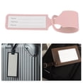 thumbnail image 5 of Unique Bargains 1 Pc Portable Luggage Tag for Travelling Pink Polyurethane, 5 of 5