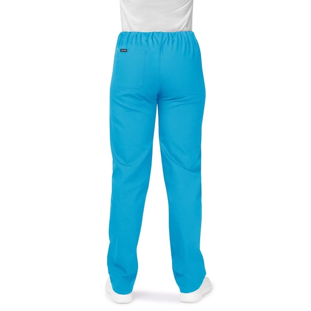 Adar Universal Unisex Scrub Set - Unisex V-Neck Scrub Top & Tapered Drawstring Scrub Pants