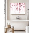 thumbnail image 6 of Pink Ombre Botanical Wall Art for Living Room,Canvas Picture Wall Decor for Bathroom Bedroom,Watercolor Country Pastoral Leaf Painting Artwork for Office Kitchen Hallway Dining Room Decor 20"x24", 6 of 8