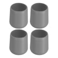 thumbnail image 1 of Unique Bargains 4 Pcs Silicone Fishing Rod Butt Cushion Protector Cap, Small, Gray, 1 of 7