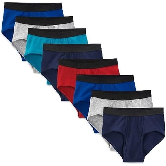 Fruit Of The Loom Men's 8-Pack Signature Soft Ring Spun Cotton Briefs Size: Medium (32-34")