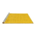 thumbnail image 2 of Ahgly Company Machine Washable Indoor Rectangle Abstract Yellow Modern Area Rugs, 8' x 10', 2 of 4
