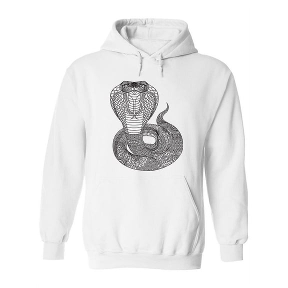 Ethnic Cobra Design Hoodie Women -Image by Shutterstock, Female XX-Large