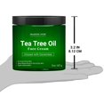 thumbnail image 6 of Majestic Pure Tea Tree Oil Face Cream - Therapeutic Grade, Infused with Ceramides, for Acne Prone Skin Care - Fights breakouts and Fungus - 8 oz, 6 of 6