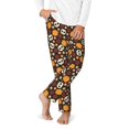 thumbnail image 2 of Susaid Skulls Print Soft Teen Sleep Pants, Long Pajama Bottoms with Two Pockets and Elastic Waist, Designed for Ages 5-16-Small, 2 of 6
