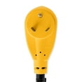 thumbnail image 6 of Camco PowerGrip Camper/RV Dogbone Electrical Adapter | Rated for 125 Volts/1875 Watts | Copper 10/3-Gauge Wires, Black and Yellow (55155), 6 of 8