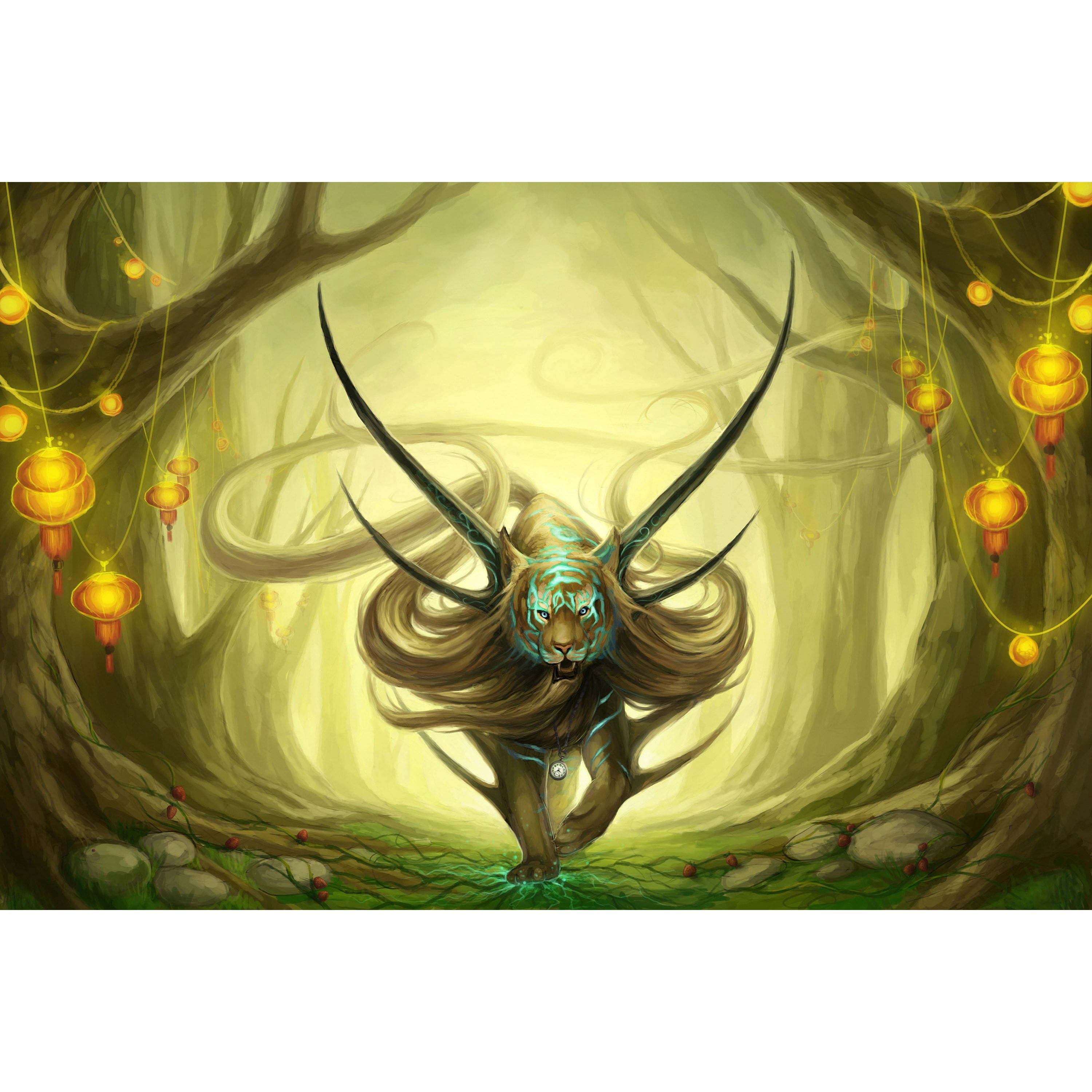Marmont Hill "God of Evanescence" Painting Print on Canvas