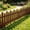 C, variant on Orangide Yard Fences High Low Style Small Mini Garden Fence Residential Decorative Border for Outdoor Landscaping Spring Summer Decor Edging
