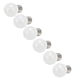thumbnail image 4 of 6 piezas de bombillas LED antiguas de 4 W, bombillas de filamento G45 E27 vintage para candelabros, luz blanca, 360 lm, 220 V, 4 of 9