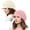 Beige+Pink, variant on 2 Pack Womens Winter Hats Warm Knit Hat Slouchy Beanie Cap with Brim