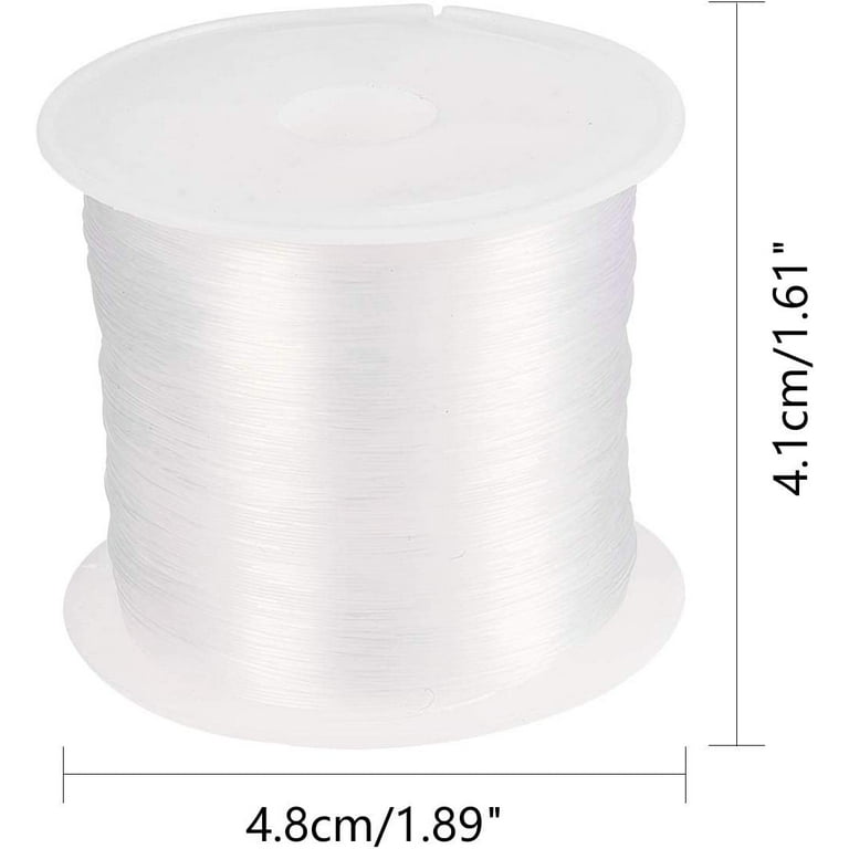 80 Yards 0.3mm Transparent Beading Line Clear Fishing Line Invisible Nylon  Thread Jewelry String Wire Beading Cords String for Party Balloon Decor  Seed Beads Jewelry Bracelet Making 