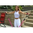 thumbnail image 3 of BodyBoss 2.0 - Full Portable Home Gym Workout Package + Resistance Bands - Collapsible Resistance Bar, Handles - Full Body Workouts for Home, Travel or Outside - Pink, 3 of 6