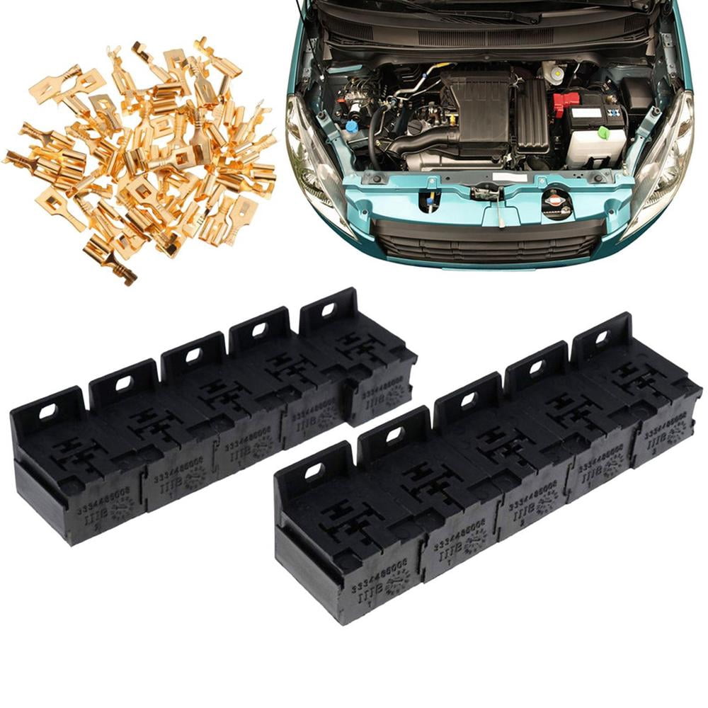 Tohuu Relay Base Holder Kit GPS Oil And Power Cut Case Holder Relay Base Brackets Easy