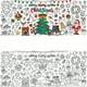 thumbnail image 5 of Mantel de papel para bandera de la mesa de Navidad | Decoración para fiestas navideñas | Diseño de copo de nieve con árbol de Navidad multicolor | Papel desechable | 182x78cm | 1 pieza incluida, 5 of 6