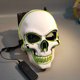 thumbnail image 2 of Máscara de Halloween con luz LED y cabeza de calavera, luminosa y aterradora, para cosplay (sin pilas), 2 of 5