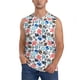 thumbnail image 1 of Fotbe Sport Items Men's Camiseta sin Mangas Estampada para Hombres, Playera Casual para Gimnasio, Entrenamiento, Playa-Medium, 1 of 7