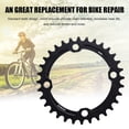 thumbnail image 3 of Mountain Bike Chain Bicycle Chainring Chainring 7075 Aluminum Alloy Lightweight High Strength BCD104 32 34 36 38 Teeth with Standard Teeth Design for Bike Repair, 3 of 7