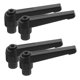 thumbnail image 5 of unbranded 4Ud Palancas De Sujeción Ajustables De Aluminio Negro Para Equipos Industriales Con Mecanismo Seguro, 5 of 8
