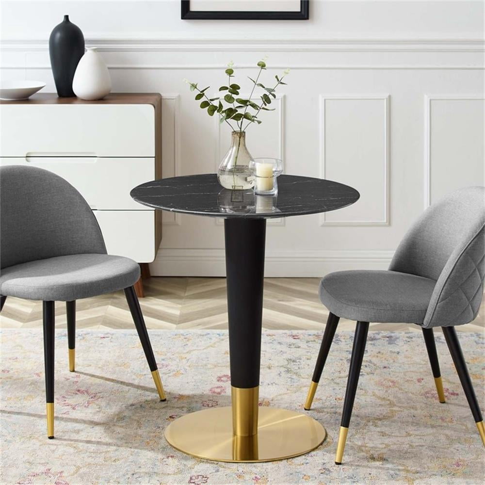 Modway Zinque 28" Artificial Marble Dining Table