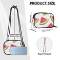 thumbnail image 4 of FORMRS Mini Crossbody Bag for Women Adjustable Rope Shoulder Casual Phone Purse, Cartoon Watermelon, 4 of 7