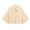 a-Beige26553, variant on VNKIDY Women Shirts Spring Summer Solid Color Cropped Shirt With Lapelt Dramatic Bell Long Sleeve Button Down Fashion Blouse For Edgy Casual Party Looks Soft Tops