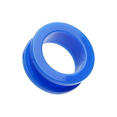 

Neon Colored Acrylic Screw-Fit Ear Gauge Tunnel Plug