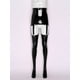 thumbnail image 5 of Disfraz de cosplay para mujer, ropa de discoteca, aspecto mojado, charol, cintura alta, seis clips, liguero con 1 par de medias altas hasta el muslo, 5 of 5