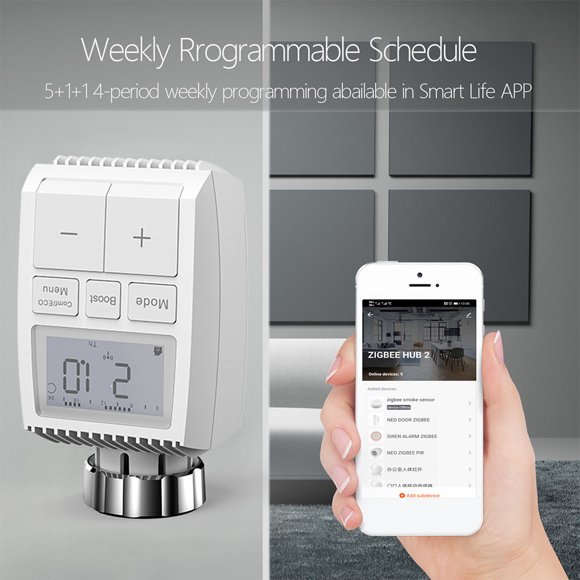 Tuya Thermostat Voice Control Heating Temperature Controller Home Smart Thermostat Wireless Smart Programmable Thermostat
